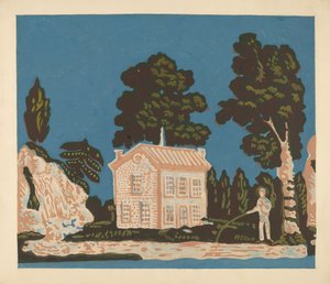 Bandbox Kaplaması için Duvar Kağıdı, c. 1937. by Albert J. Levone