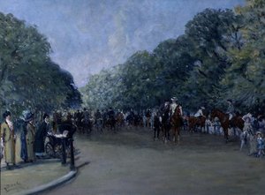 Rotten Row, Hyde Park (tuval üzerine yağlı boya)