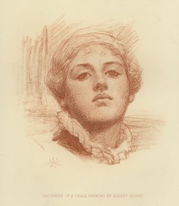 Tebeşir Çiziminin tıpkısı (gravür) by Albert Joseph (after) Moore