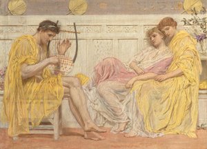 Müzisyen by Albert Joseph Moore