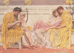 Müzisyen by Albert Joseph Moore