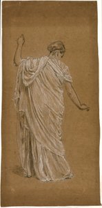 "Bir Bahçe" Çalışması by Albert Joseph Moore