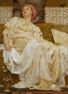 Sarı Marguerites, 1881 by Albert Joseph Moore