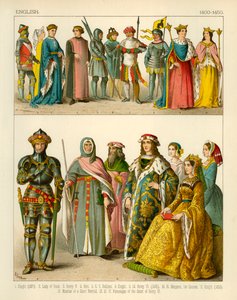 İngilizce Kostüm 1400-1450 by Albert Kretschmer