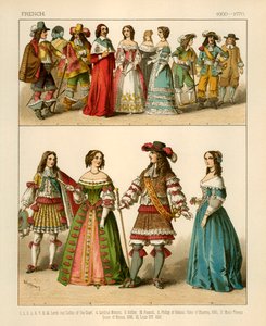 Fransız Kostümleri 1600-1670