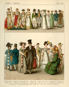 Fransız ve Alman Kostümleri 1804-1830 by Albert Kretschmer
