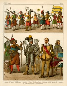Alman Kostümleri 1600 by Albert Kretschmer