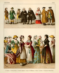 Alman Kostümleri 1700 by Albert Kretschmer