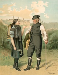 Alman kostümü, Allenburg by Albert Kretschmer