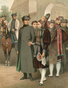 Alman kostümü, Altenburg by Albert Kretschmer