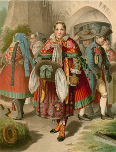 Alman kostümü, Pommern, Weitzacker by Albert Kretschmer