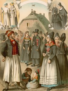 German costume, Rugen, Monchgut by Albert Kretschmer