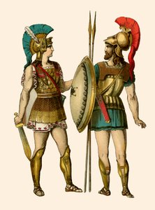 Yunan savaşçılar by Albert Kretschmer