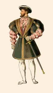 Fransa Kralı I. Francis, 1547 by Albert Kretschmer