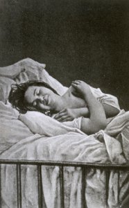 Histeri nöbeti geçiren genç kadın, 1878 by Albert Londe