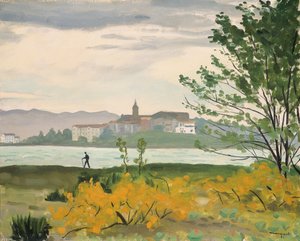 Hondarribia, Hendaye'nin görünümü, Le Promeneur by Albert Marquet