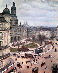 Place de la Trinité, Paris, 1911. by Albert Marquet
