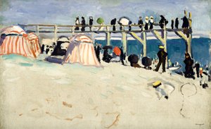 Sainte-Adresse'deki Tahta Kaldırım by Albert Marquet