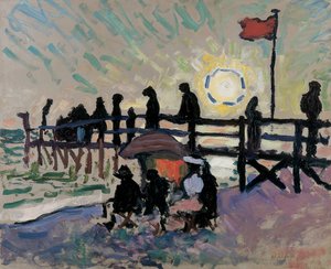 Sainte-Adresse'deki Yaya Köprüsü by Albert Marquet