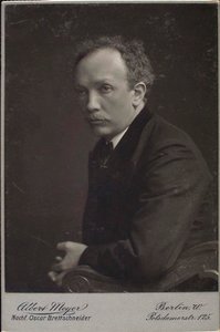 Richard Strauss, Alman besteci, 19. yüzyılın sonları veya 20. yüzyılın başlarında. by Albert Meyer