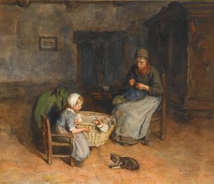 Bir Hollanda Evi (kağıt üzerinde wc)