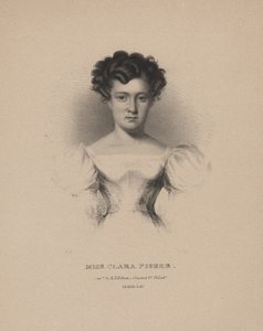 Bayan Clara Fisher, litho, C.G. çocuklar, 1830