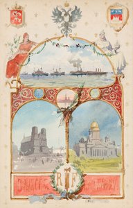 St Petersburg Şehrinden Paris Şehrine Çizim