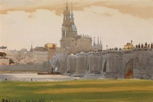 Dresden manzarası, 1898