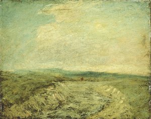 Essex Kanalı, c.1896 (gemiye monte edilmiş tuval üzerine yağlı boya) by Albert Pinkham Ryder