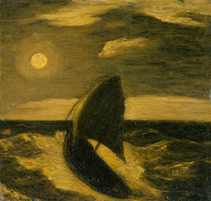 Deniz Emekçileri, yak. 1880-85. by Albert Pinkham Ryder