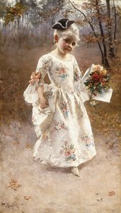 Küçük Çiçek Kız by Albert Raudnitz
