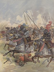Pavia Muharebesi, jandarma topçuyu saklıyor