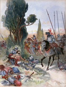Bayard'ın ölümü by Albert Robida