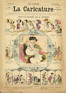 La Caricature#39;ın (1880) Kapağı için Albert Robida#39;nın (1848-1926) çizimi by Albert Robida