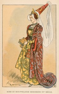 Robe et Houppelande Historiees XVe Siecle by Albert Robida