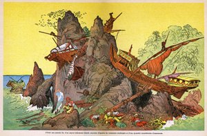 denizci sindbad by Albert Robida