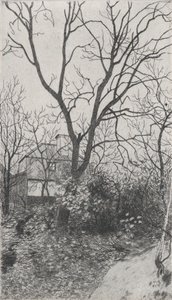 Sonbahar Höst, İsveç Güzel Sanatlar Baskı Derneği Föreningen för Gr ..., 1889 portföyünden. by Albert Theodor Gellerstedt