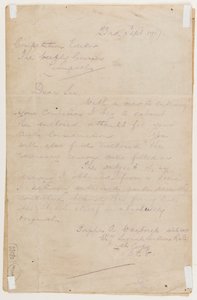 Yarışma editörüne mektup, 23 Eylül 1917 by Albert Warbrick