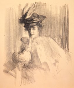 Tüy Şapkalı Lili, 1907 by Albert de Belleroche