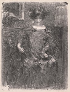 İsimsiz (Kadın) by Albert de Belleroche