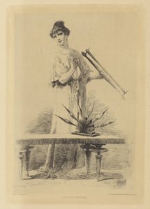 dönen kadın Fileuse antika (nesne üzerindeki başlık) by Alberto Maso Gilli