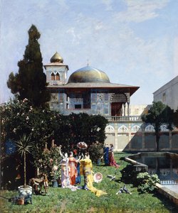 Harem Bahçesinde Bir Köşe; Harem