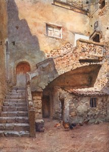 Palazzo Corvaia avlusu, Taormina by Alberto Pisa