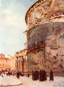 Pantheon, yandan görünüş