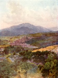 Subiaco from the Monastery of S Benedict by Alberto Pisa