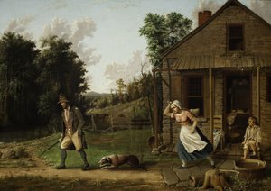 Rip Van Winkle Evden Kovalandı, Dame Van Winkle, 1880 by Albertus D.O Browere