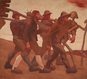 Anno Nine'dan Ölümün Dansı by Albin Egger Lienz