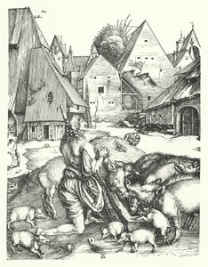 Müsrif Oğul (gravür) by Albrecht (after) Durer or Duerer