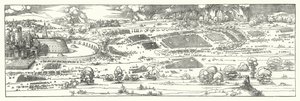 Bir Kale Kuşatması (gravür) by Albrecht (after) Durer or Duerer