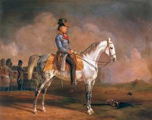 Josef Radetzky'nin atlı portresi (Sedlcany